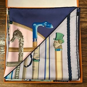 Hermes silk scarf